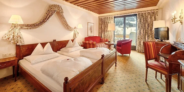 Zima v Korutanech: 5* hotel Pulverer kousek od sjezdovky, polopenze a neomezený vstup do wellness