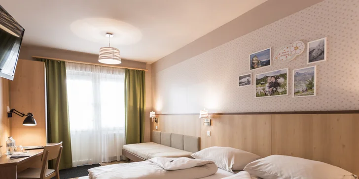 Zima v rakouských Alpách: regionální polopenze, venkovní sauna a 1denní skipas