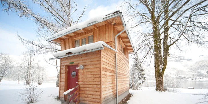Zima v rakouských Alpách: regionální polopenze, venkovní sauna a 1denní skipas