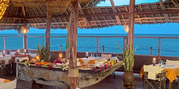 Letecky na Zanzibar: hotel Dongwe Club Vacanze**** s all inclusive a bazénem hned u pláže
