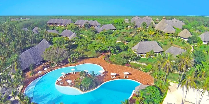 Letecky na Zanzibar: hotel Dongwe Club Vacanze**** s all inclusive a bazénem hned u pláže