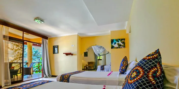 Dovolená na Zanzibaru vč. letenek: 4* hotel s all inclusive, přímo u pláže Michamvi