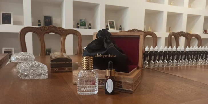 Vůně od Alchymisty: workshop s přípravou vlastního 30ml parfému pro dámy i pány