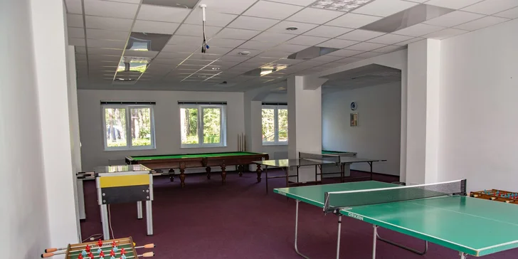 Perfektně vybavený resort přímo u Baltu: jídlo a zábava pro malé i velké