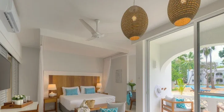 Dovolená v Keni vč. letenek: 5* hotel s all inclusive, přímo u Diani Beach