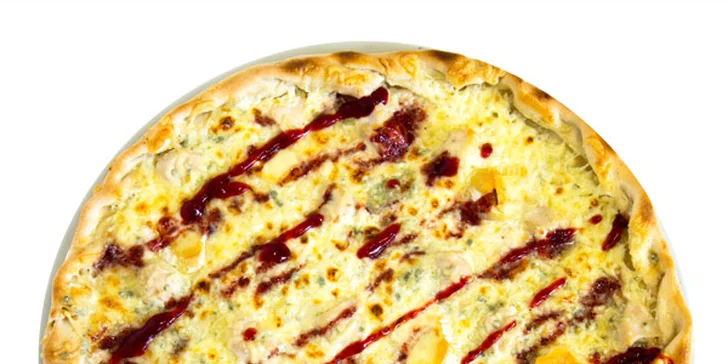 Obří křupavá pizza o průměru 100 cm podle výběru ze 32 druhů