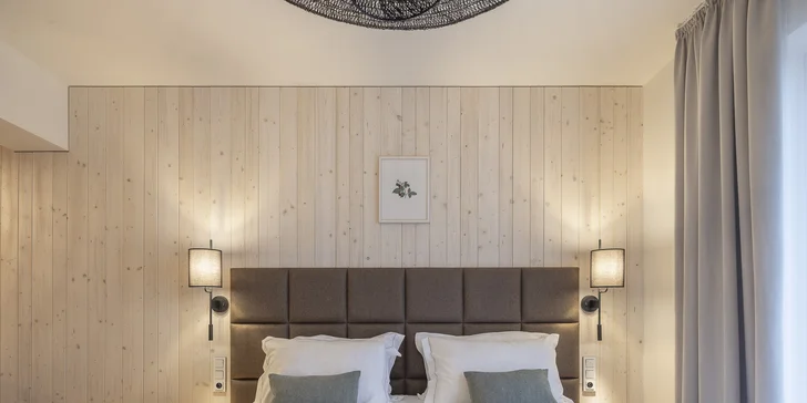 Luxusní dovolená v Jizerských horách: moderní apartmány až pro 7 osob, snídaně, privátní wellness