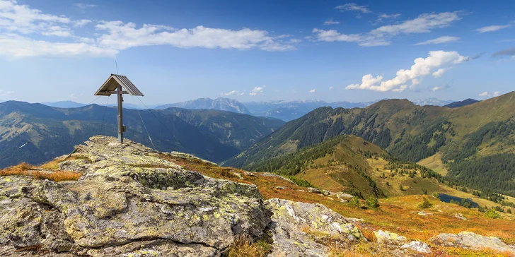Aktivní dovolená v Alpách: 3* hotel s polopenzí a lesní saunou, 5 minut od centra Donnersbachwaldu