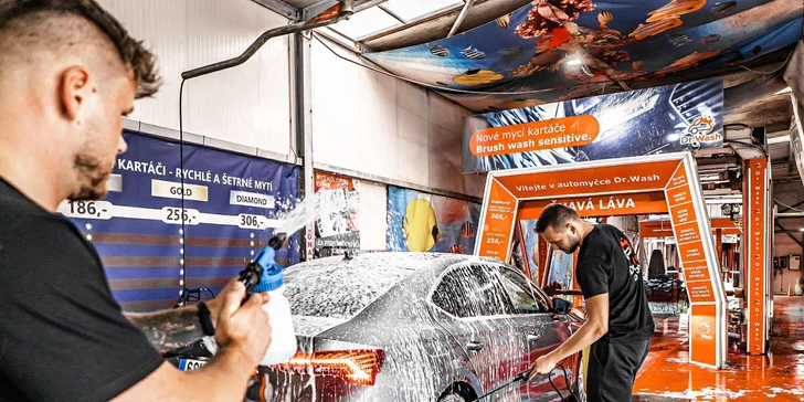 Automyčka Dr. Wash v Mladé Boleslavi: na výběr 4 programy