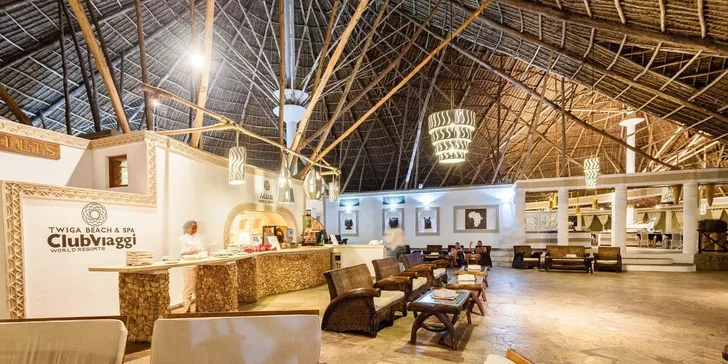 Exotická dovolená v Keni, letovisko Watamu: Hotel Twiga Beach Resort and SPA 4* s all inclusive vč. letenky