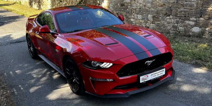 Dávka adrenalinu už na vás čeká: Půjčte si Ford Mustang GT Coupe na 12 nebo 24 hod.