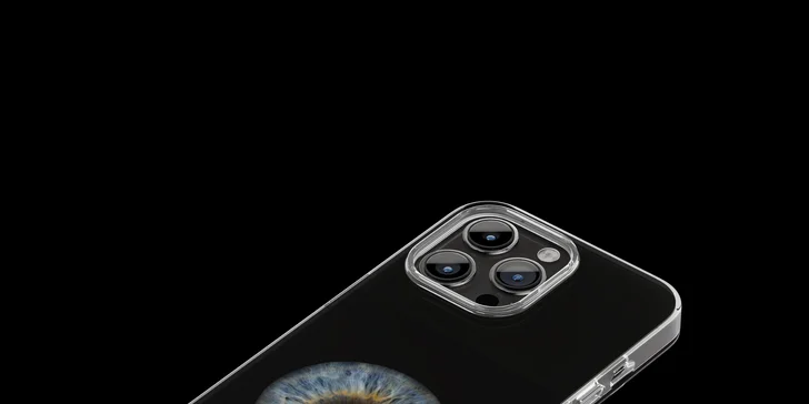 Fotografie duhovky na kryt telefonu pro 1 nebo 2 osoby: Praha či Liberec