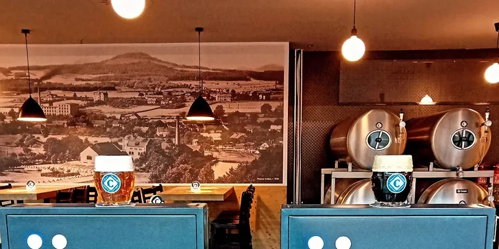 Půllitr piva Cvikov v restauraci Sladovna: na výběr 5 druhů vč. Sváteční 13°