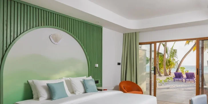 Letecky na Maledivy: Villa Park Sun Island***** s all inclusive, vily u pláže nebo i s bazénem