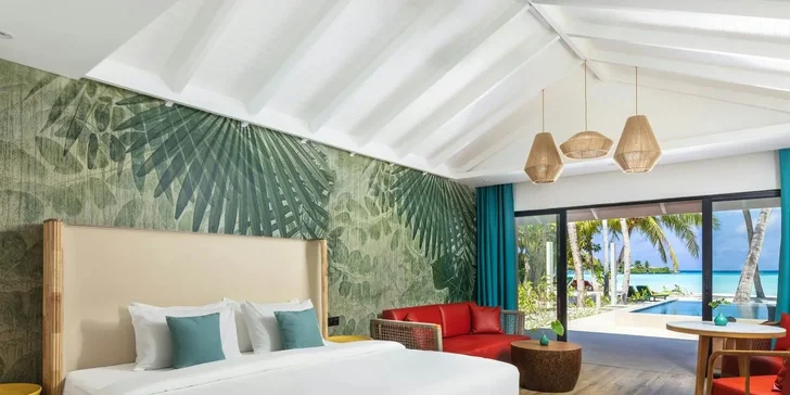 Letecky na Maledivy: Villa Park Sun Island***** s all inclusive, vily u pláže nebo i s bazénem