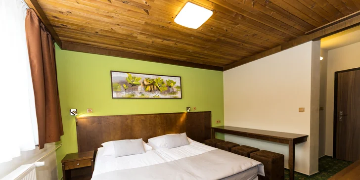 Horský hotel u Pece pod Sněžkou: snídaně či polopenze a 90 min. wellness