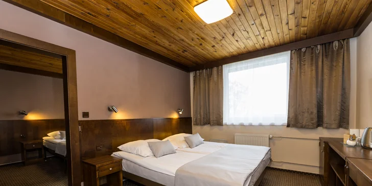 Horský hotel u Pece pod Sněžkou: snídaně či polopenze a 90 min. wellness