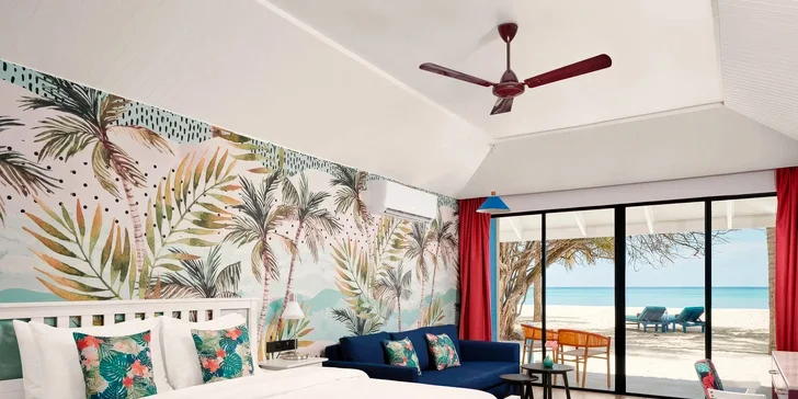 Letecky na Maledivy: Villa Park Sun Island***** s all inclusive, vily u pláže nebo i s bazénem