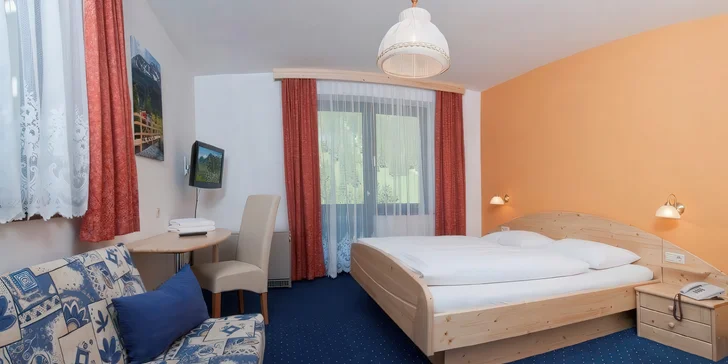 Zimní dovolená v rakouském Raurisu: horský hotel 500 metrů od skiareálu, polopenze plus a wellness
