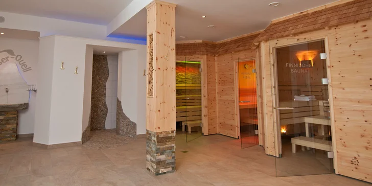 Zimní dovolená v rakouském Raurisu: horský hotel 500 metrů od skiareálu, polopenze plus a wellness