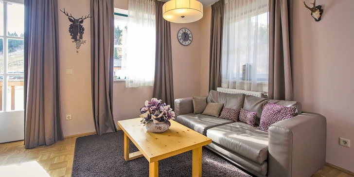 Alpské apartmány u sjezdovky a jezera Turrach s kartou výhod platnou v zimě i v létě