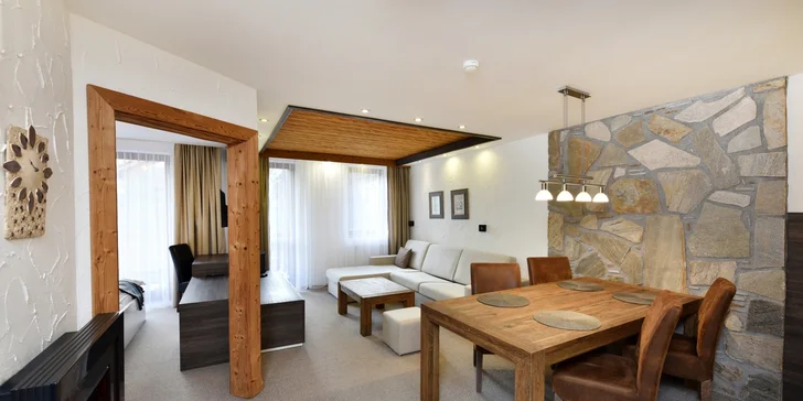 Dovolená v Tatranské Lomnici: 4* apartmány se snídaní a vstupem do wellness