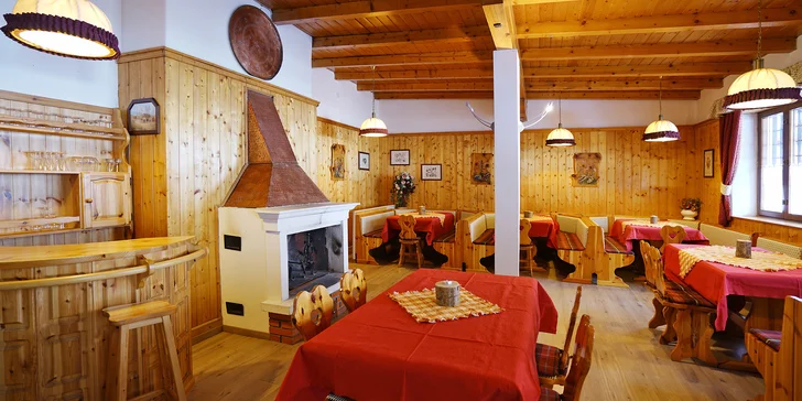 Lyžovačka v Itálii: horský hotel v Dolomitech se snídaní až pro 6 osob