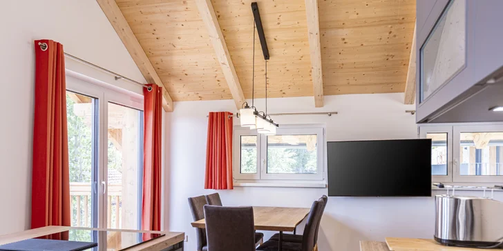 Na kola i lyže k jezeru Turrach: apartmány, nebo chata se saunou, karta výhod s lanovkami zdarma