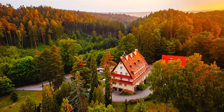 Za klidem i výlety do Českého ráje: polopenze a večerní konzumace vína i sleva na wellness