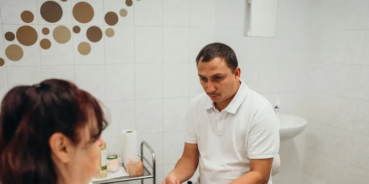 Relaxační masáž zad a šíje v délce 40 min. od nevidomé masérky