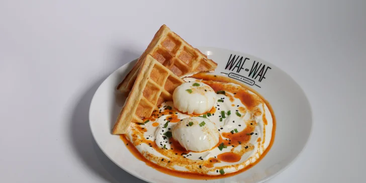 Brunch podle výběru s nápojem i milkshakem ve Waf-Waf v Praze, Liberci či Ostravě
