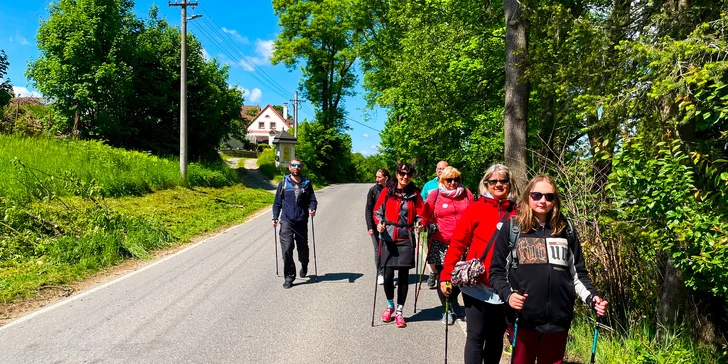 Nordic walking: lekce i základní či víkendový kurz pro začátečníky a mírně pokročilé