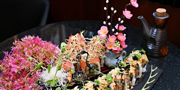 Japonsko jinak: 3chodové degustační menu i s lahví prosecca pro 2 osoby