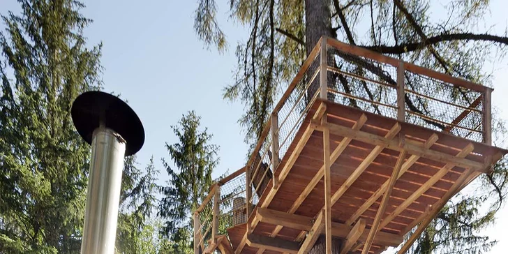 Relax v Posázaví: luxusní teepee se saunou, koupacím sudem i možností snídaně