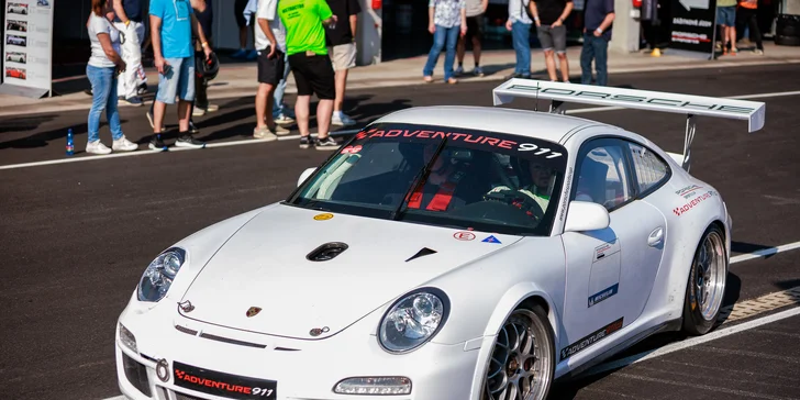 Spolujízda v Porsche 997.2 GT3 Super Cup na závodním okruhu v Brně či Mostě: 1–3 kola