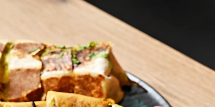 Degustační menu v Casa de Mateo: burrito, tacos i lahev prosecca, pro 2–⁠⁠⁠⁠⁠⁠4 osoby