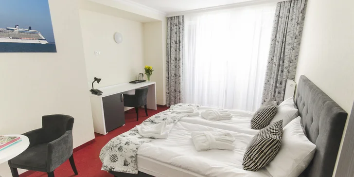 Dovolená u Baltu: hotel v Ustronie Morskie, vč. stravy, neomezeného wellness a výletu lodí