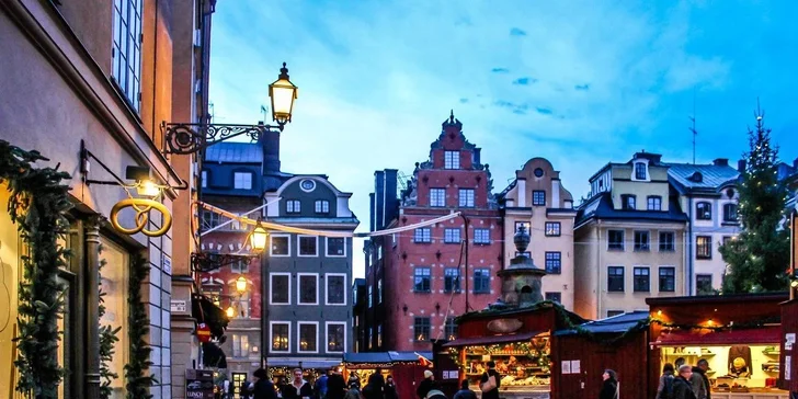 Na trhy i do námořního muzea: adventní zájezd do Stockholmu, 2 noci se snídaní, letenky