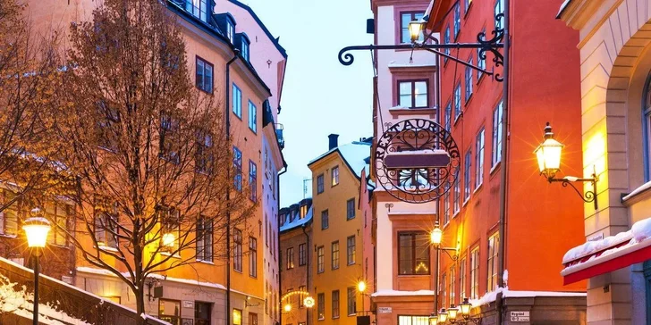 Na trhy i do námořního muzea: adventní zájezd do Stockholmu, 2 noci se snídaní, letenky