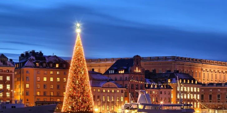 Na trhy i do námořního muzea: adventní zájezd do Stockholmu, 2 noci se snídaní, letenky
