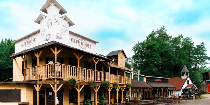 Westernový pobyt v hotelovém resortu s programem až pro 4 osoby