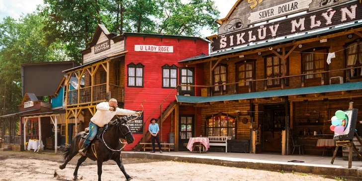 Westernový pobyt v hotelovém resortu s programem až pro 4 osoby