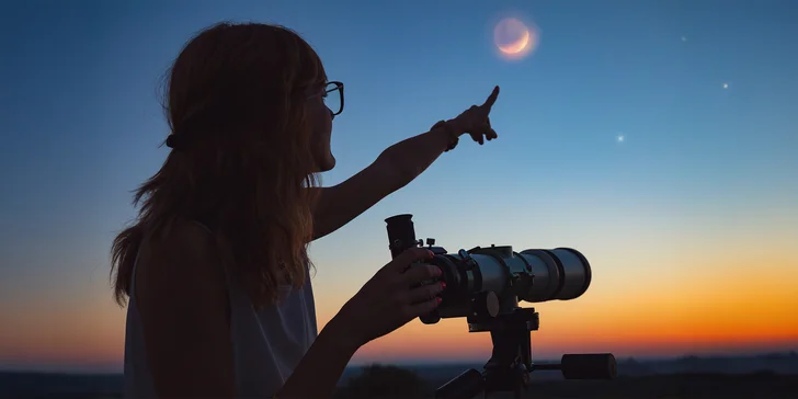 Privátní pozorování noční oblohy s astronomem Petrem Horálkem pro 2–10 osob