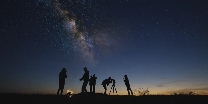 Privátní pozorování noční oblohy s astronomem Petrem Horálkem pro 2–10 osob