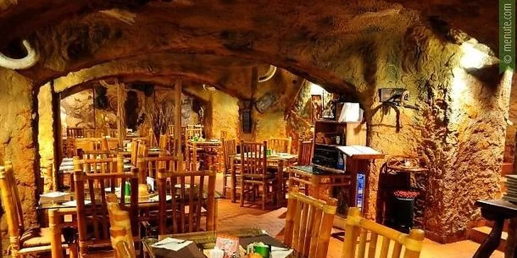 Hostina Pampa pro 2-4 osoby v Originál pravěkém restaurantu