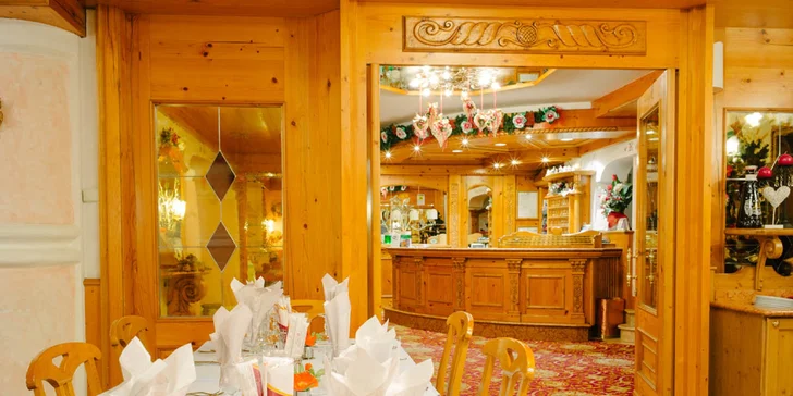 Na lyže do Pinzola: hotel blízko sjezdovky, polopenze, zábavný program a slevy do wellness