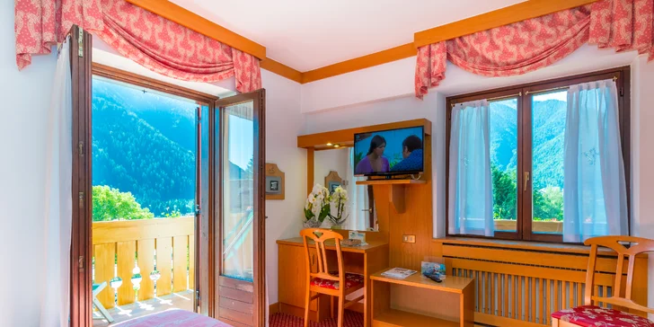 Na lyže do Pinzola: hotel blízko sjezdovky, polopenze, zábavný program a slevy do wellness