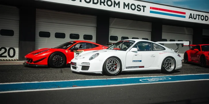 Spolujízda v Porsche 997.2 GT3 Super Cup na závodním okruhu v Brně či Mostě: 1–3 kola