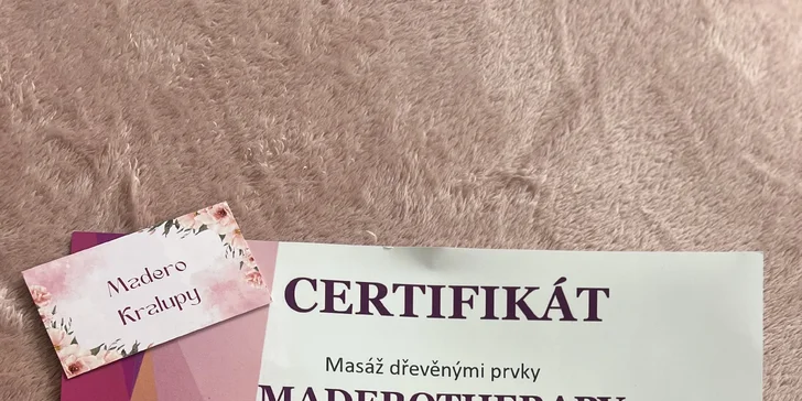Maderoterapií k pevné pokožce bez celulitidy: 1 návštěva nebo 3měsíční permanentka