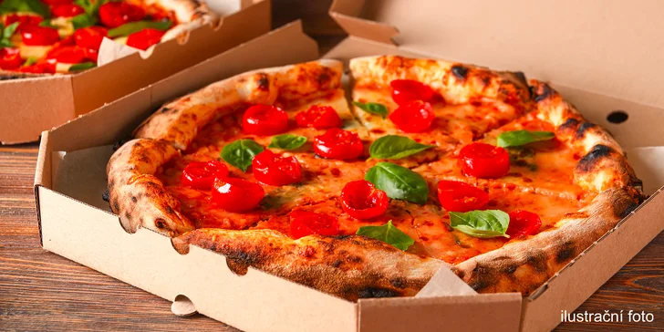 Pořádná nálož pizzy dle vlastního výběru: 2 x velká pizza nebo 1/4 na malý hlad